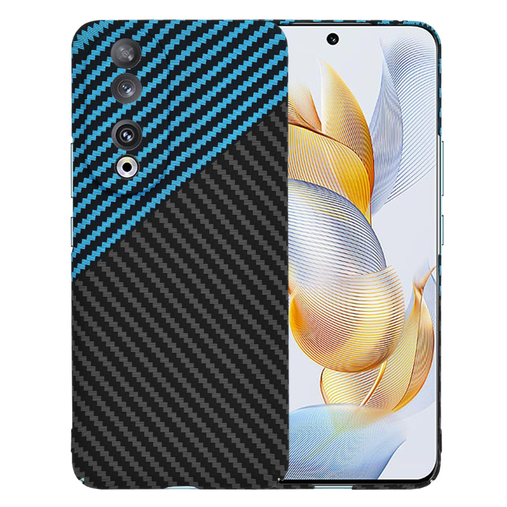 Case for Honor 90, Techsuit, Carbonite FiberShell, Black Blue