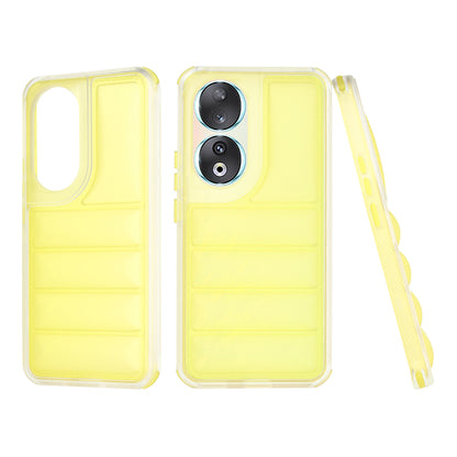 Coque pour Honor 90, Techsuit, Wave Shield, Jaune