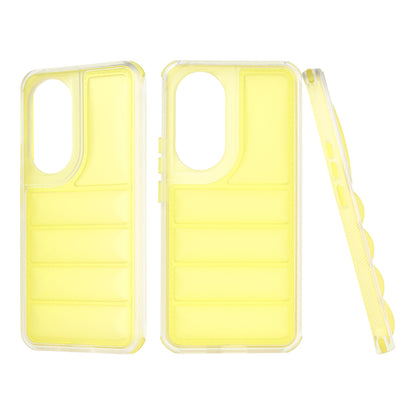 Coque pour Honor 90, Techsuit, Wave Shield, Jaune
