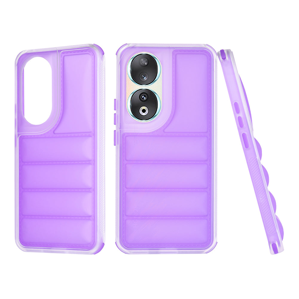 Coque pour Honor 90, Techsuit, Wave Shield, Violet