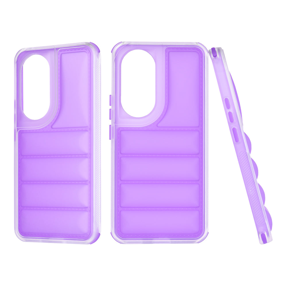 Coque pour Honor 90, Techsuit, Wave Shield, Violet