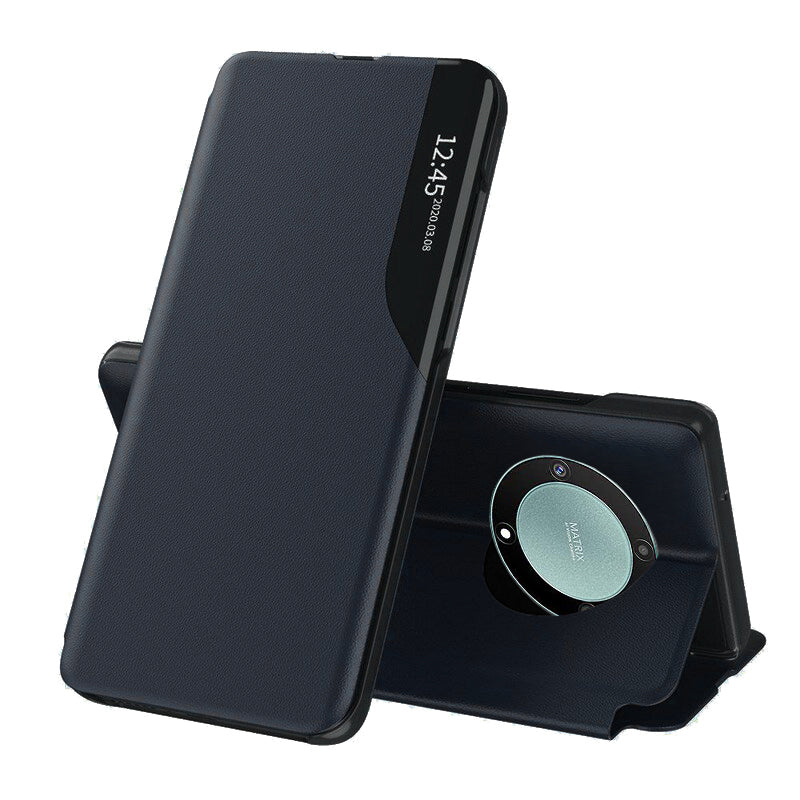 Case for Honor Magic5 Lite, Techsuit, eFold, Dark Blue