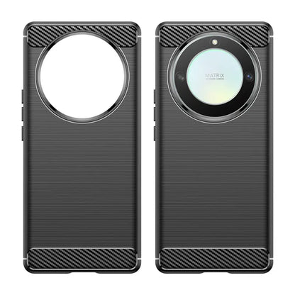 Coque pour Honor Magic6 Lite, Techsuit, Carbone, Noire