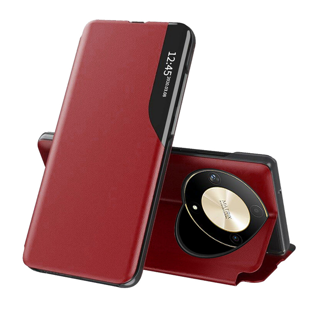 Coque pour Honor Magic6 Lite, Techsuit, eFold, Rouge