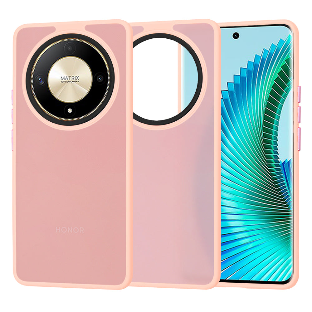 Coque pour Honor Magic6 Lite, Techsuit, HaloFrost, Rose