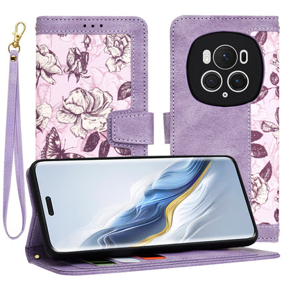 Coque pour Honor Magic6 Pro, Techsuit, FlipCraft, Violet