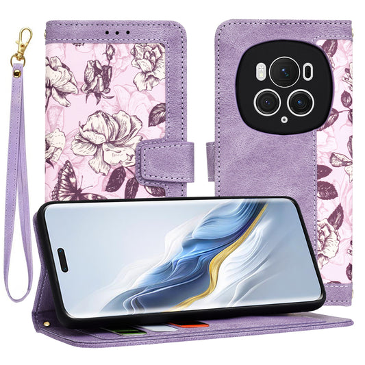 Coque pour Honor Magic6 Pro, Techsuit, FlipCraft, Violet