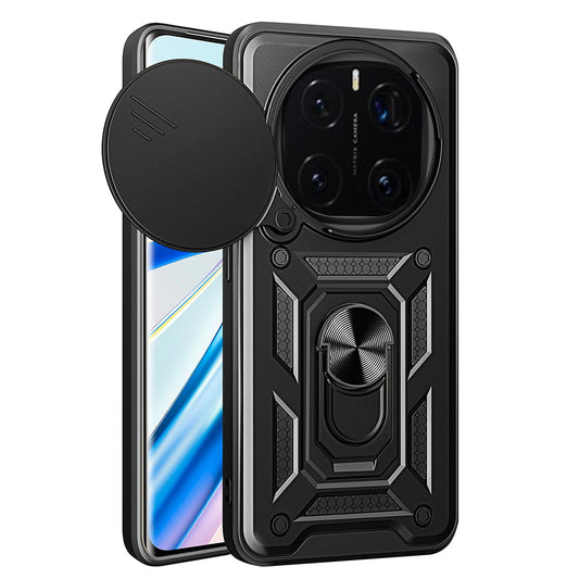 Coque pour Honor Magic7 Pro, Techsuit, CamShield, Noire