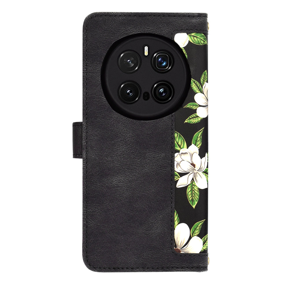 Coque pour Honor Magic7 Pro, Techsuit, FlipCraft, Noire