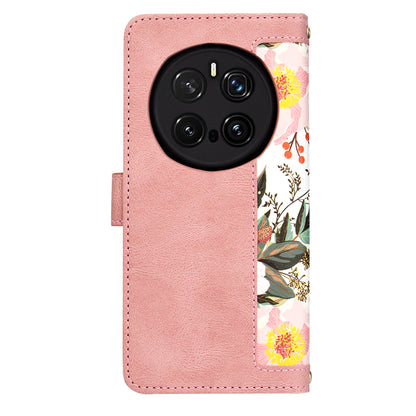 Coque pour Honor Magic7 Pro, Techsuit, FlipCraft, Rose