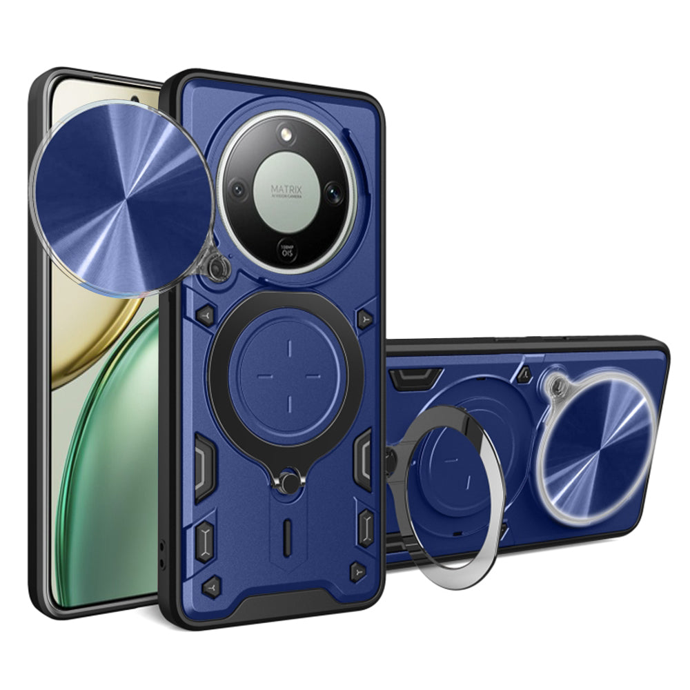 Étui pour Honor Magic8 Lite, Techsuit, CamGuard Pro, Bleu