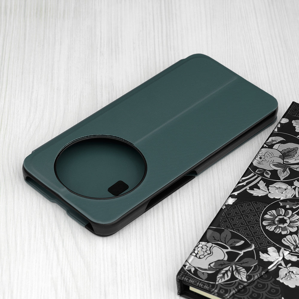 Étui pour Honor Magic8 Lite, Techsuit, eFold, Vert Foncé