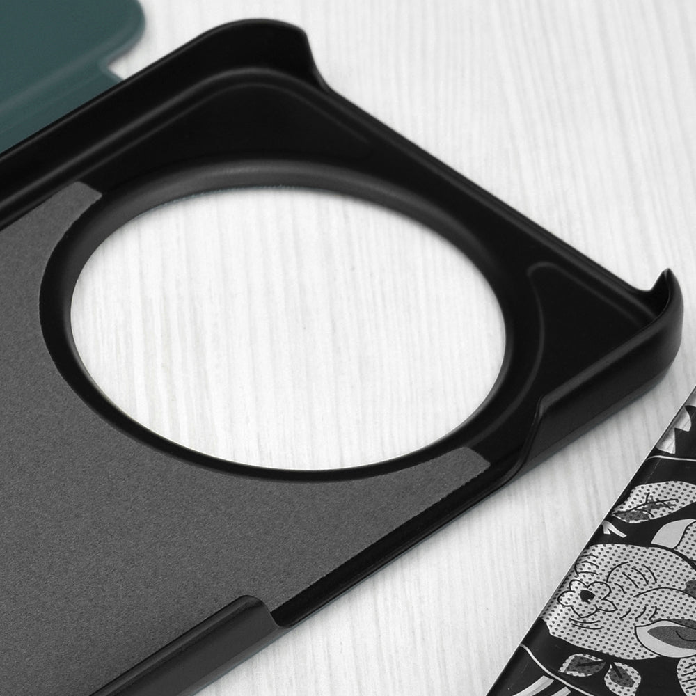 Étui pour Honor Magic8 Lite, Techsuit, eFold, Vert Foncé