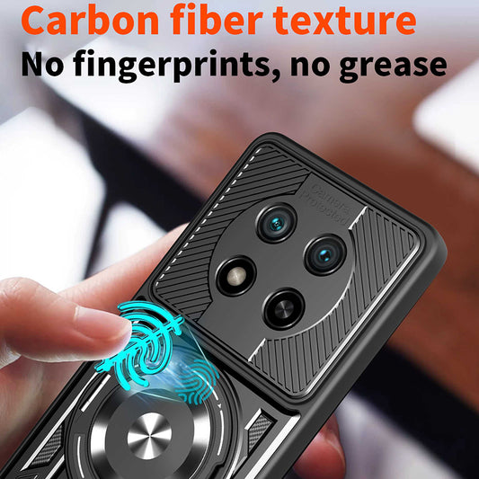 Étui pour Honor Magic8 Lite, Techsuit, RuggedCam, Gris