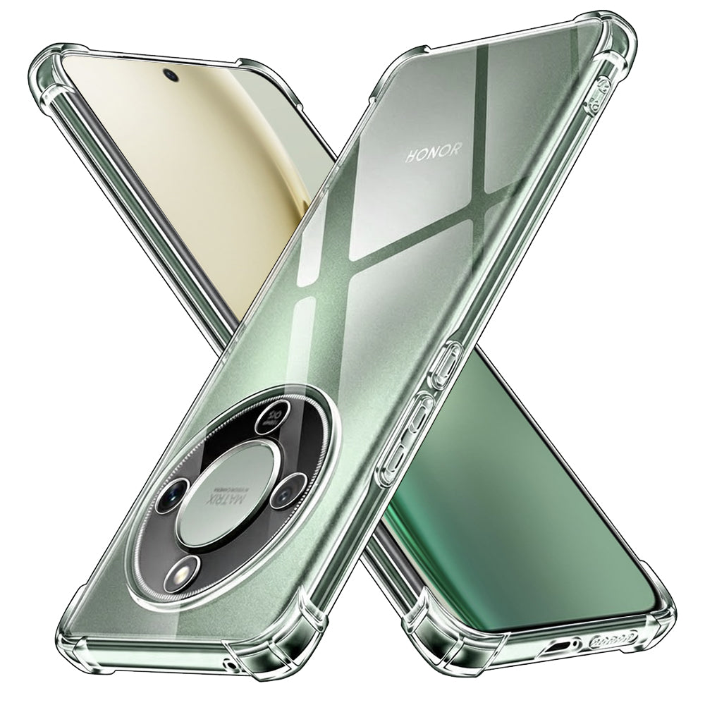 Étui pour Honor Magic8 Lite, Techsuit, Shockproof Clear, Transparent