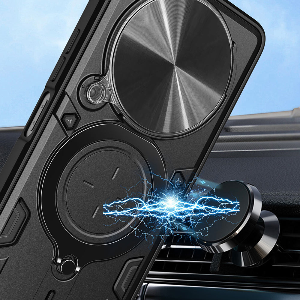 Étui pour Honor Magic8 Pro, Techsuit, CamGuard Pro, Bleu