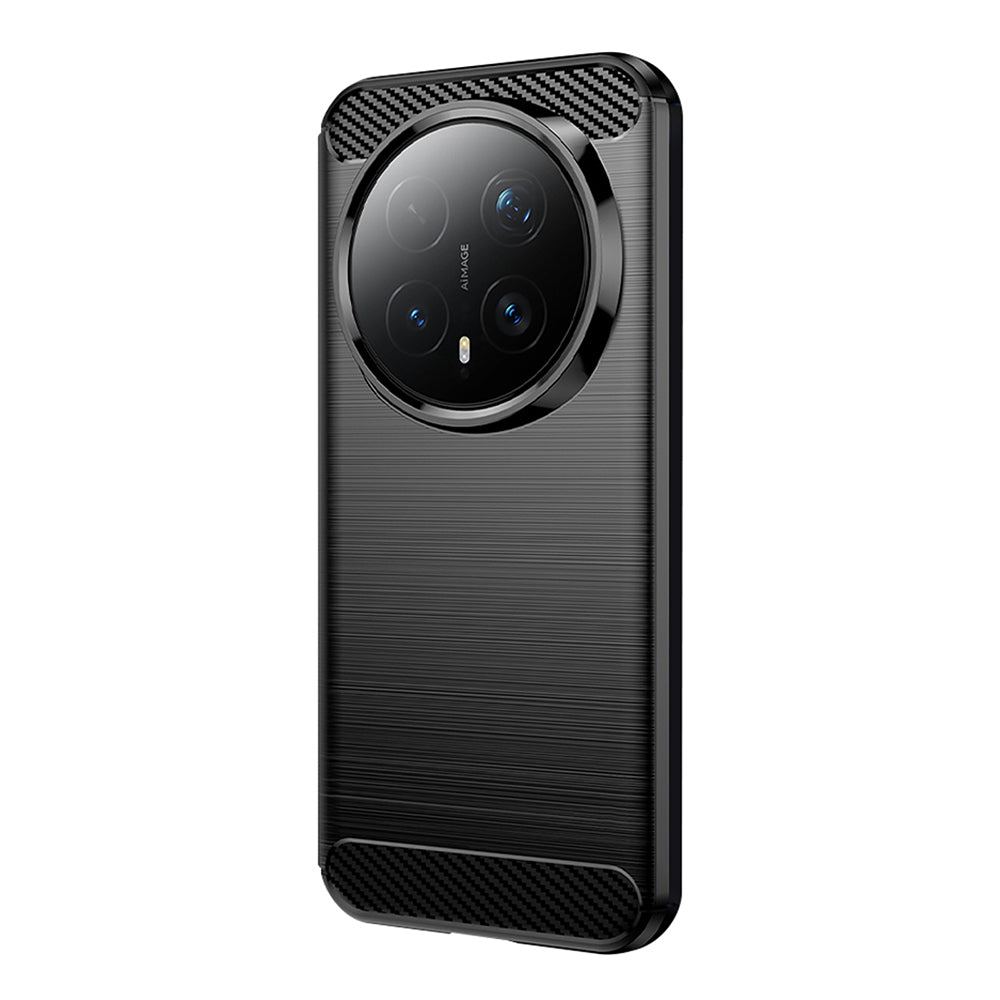 Coque pour Honor Magic8 Pro, Techsuit, Carbone, Noire