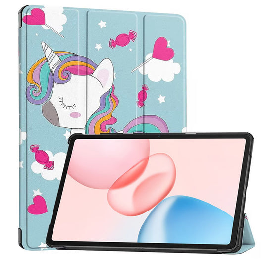 Housse pour Honor Pad 10, Techsuit, FoldPro Unicorn, Multicolore