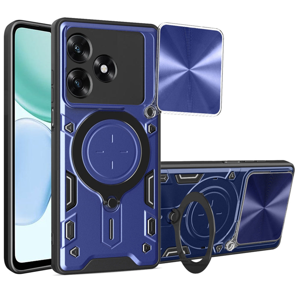 Étui pour Honor X5c Plus, Techsuit, CamGuard Pro, Bleu