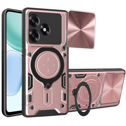 Étui pour Honor X5c Plus, Techsuit, CamGuard Pro, Rose Doré