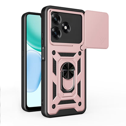 Étui pour Honor X5c Plus, Techsuit, CamShield, Rose Doré