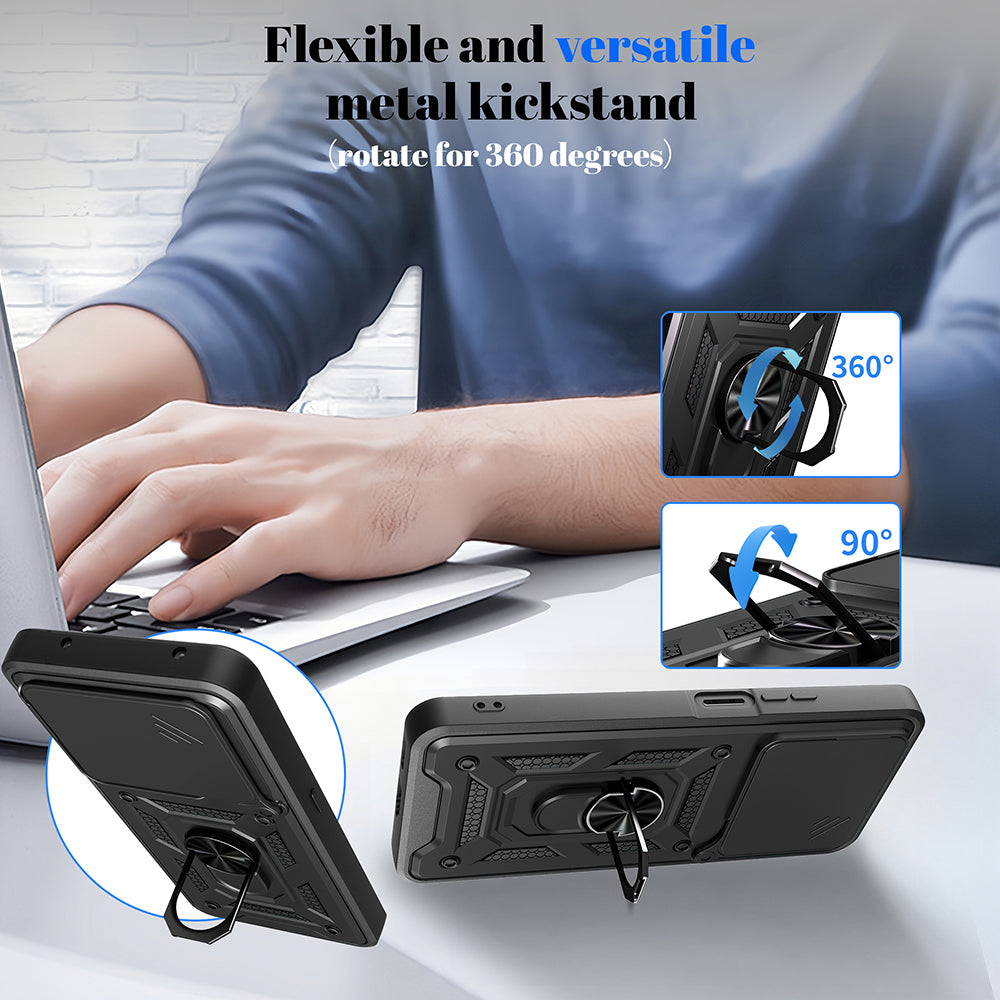 Étui pour Honor X5c Plus, Techsuit, CamShield, Rose Doré