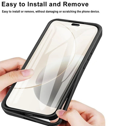 Étui pour Honor X5c Plus, Techsuit, ColorVerse 360, Noir