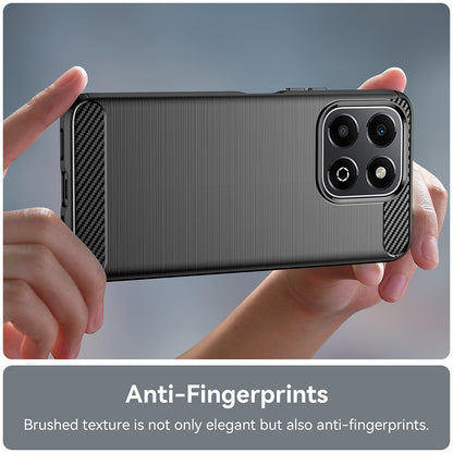 Coque pour Honor X6b, Techsuit, Carbone, Noire