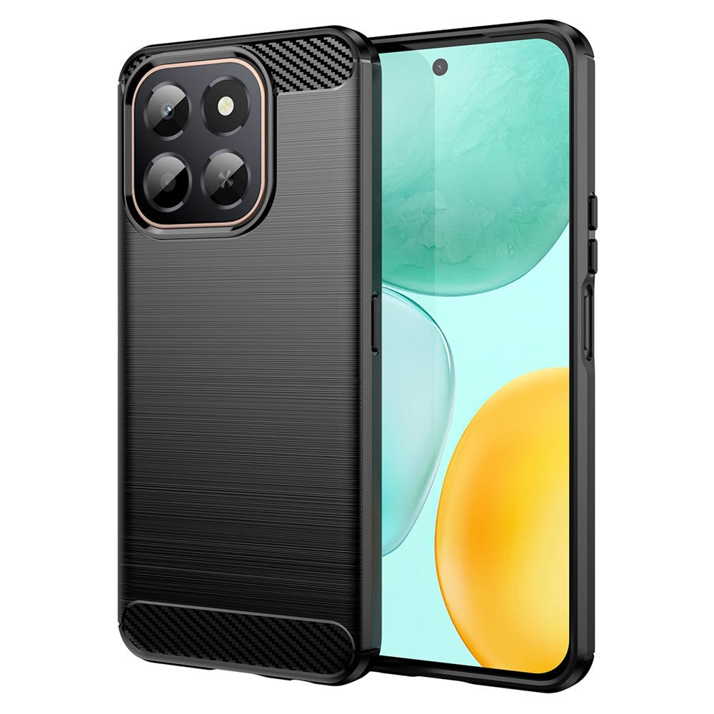 Coque pour Honor X6c, Techsuit, Carbone, Noire
