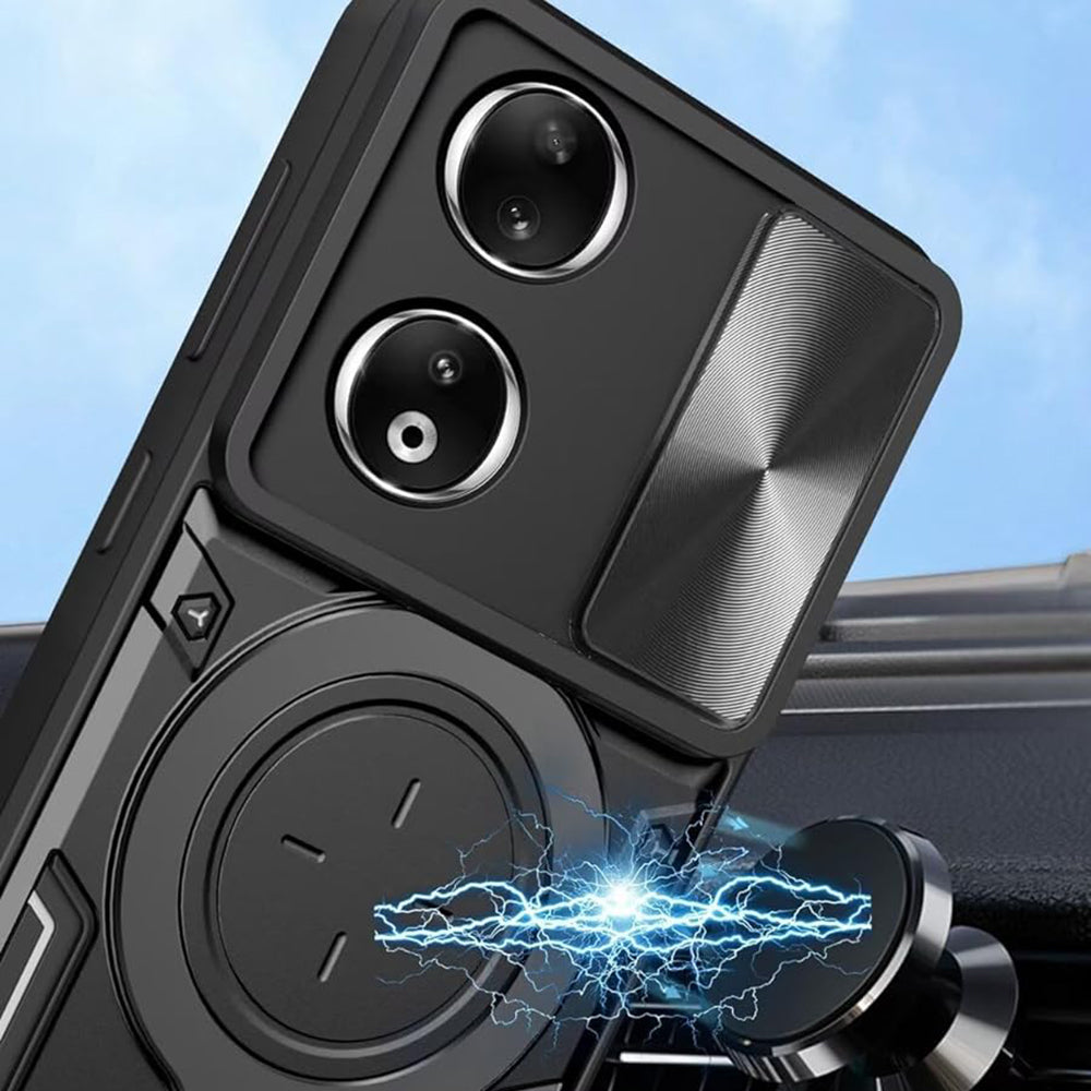 Coque pour Honor X7b 5G / 90 Smart / X7b 4G, Techsuit, CamGuard Pro, Noire