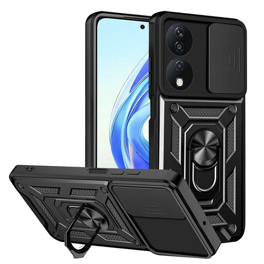 Coque pour Honor X7b 5G / 90 Smart / X7b 4G, Techsuit, CamShield, Noire