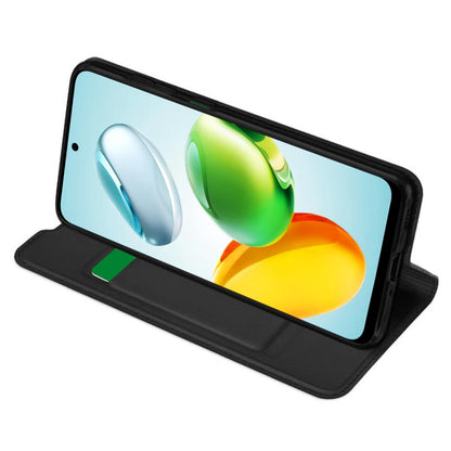 Coque pour Honor X7c / 200 Smart, Techsuit, Magskin Book, Noire