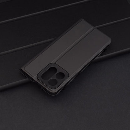 Coque pour Honor X7c / 200 Smart, Techsuit, Magskin Book, Noire