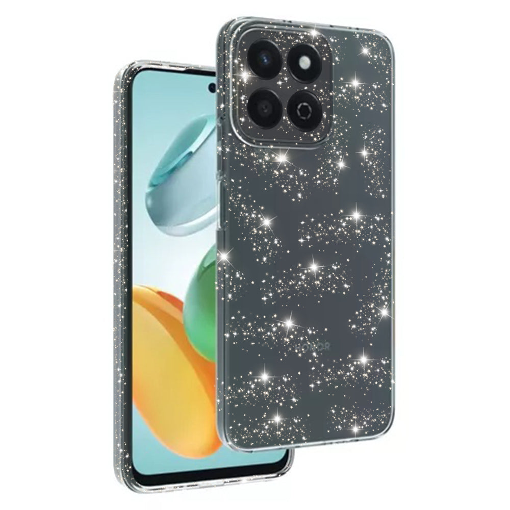 Coque pour Honor X7c / 200 Smart, Techsuit, SparkleSkin, Transparente