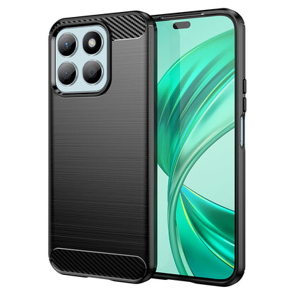 Coque pour Honor X8b, Techsuit, Carbone, Noire