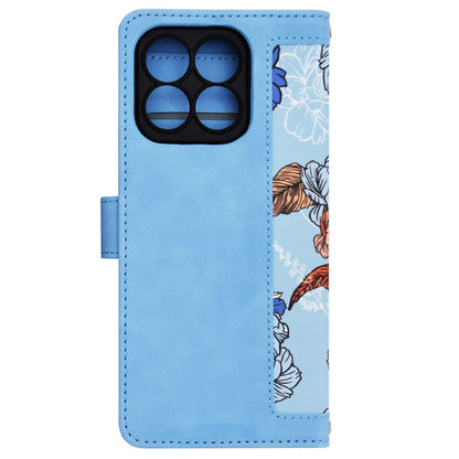 Coque pour Honor X8b, Techsuit, FlipCraft, Bleu
