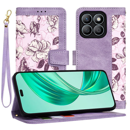 Coque pour Honor X8b, Techsuit, FlipCraft, Violet