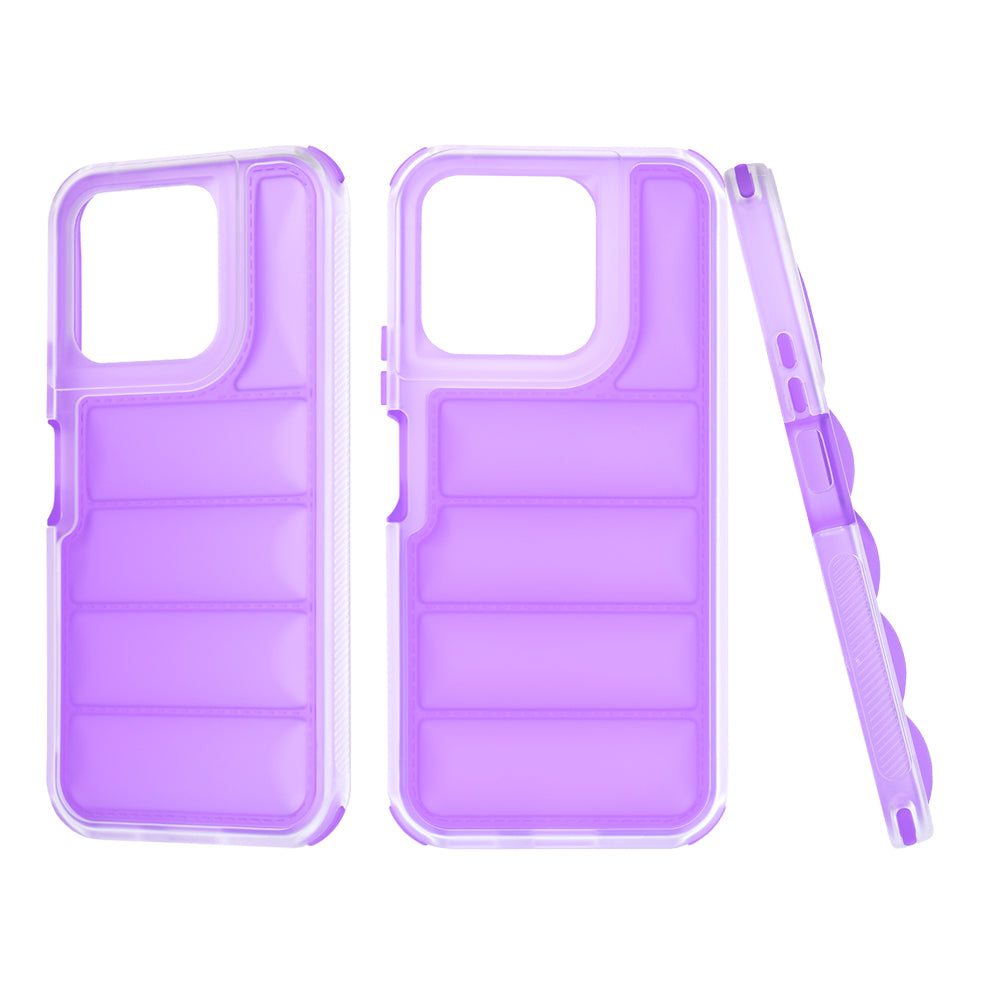 Coque pour Honor X8b, Techsuit, Wave Shield, Violet