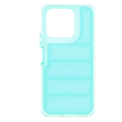 Coque pour Honor X8b, Techsuit, Wave Shield, Turquoise