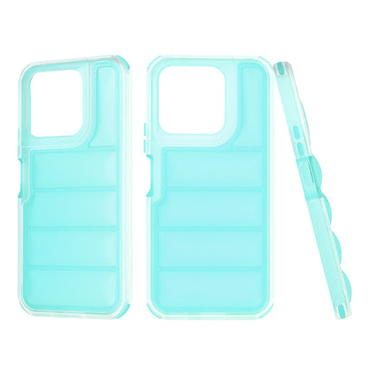 Coque pour Honor X8b, Techsuit, Wave Shield, Turquoise