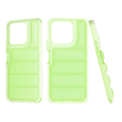 Coque pour Honor X8b, Techsuit, Wave Shield, Vert