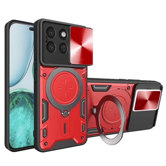 Coque pour Honor X8c, Techsuit, CamGuard Pro, Rouge