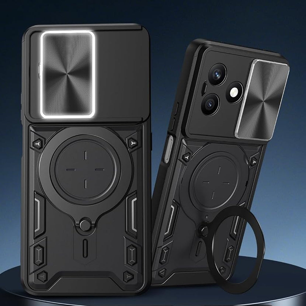 Coque pour Honor X8d, Techsuit, CamGuard Pro, Noire