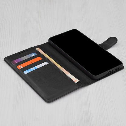 Étui pour Honor X9c / Magic7 Lite, Techsuit, Folio en cuir, Noir