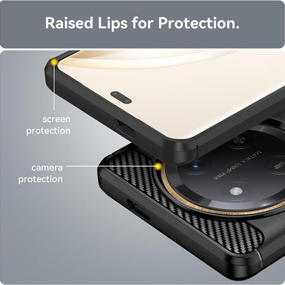 Coque pour Honor X9c / Magic7 Lite, Techsuit, Carbone, Noire