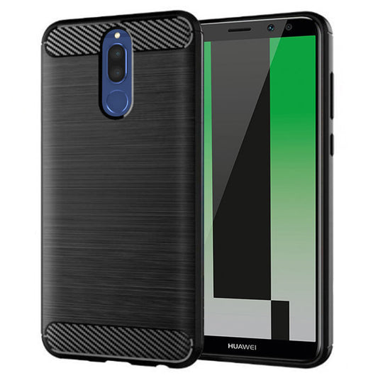 Coque pour Huawei Mate 10 Lite, Techsuit, Carbone, Noire