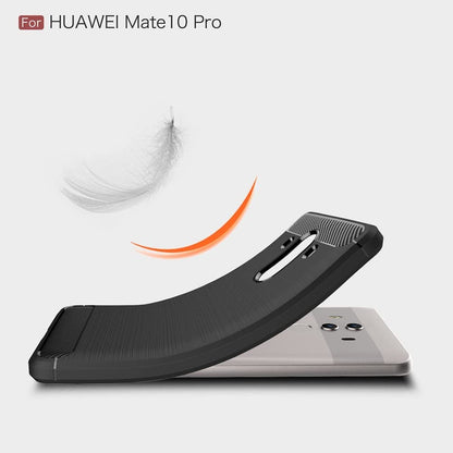 Coque pour Huawei Mate 10 Pro, Techsuit, Carbone, Noire