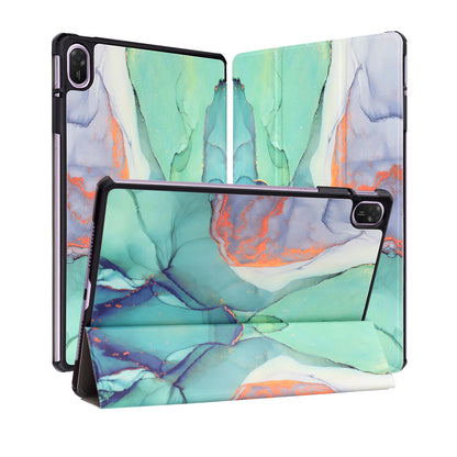 Étui pour Huawei MatePad 11.5 (2025), Techsuit, FoldPro Green Time, Multicolore