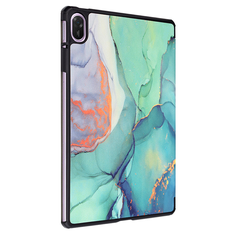 Étui pour Huawei MatePad 11.5 (2025), Techsuit, FoldPro Green Time, Multicolore