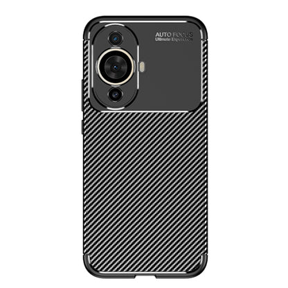 Coque pour Huawei nova 12s / nova 11, Techsuit, Fibre de carbone, Noire